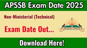 APSSB Non-Ministerial (Technical) Exam Date 2025 Out for 239 Posts at apssb.nic.in Check Admit Card Details Here