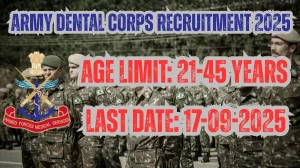 Army Dental Corps Recruitment 2025 - Apply Online for 30 Posts