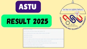 ASTU Result 2025 Released at astu.ac.in Direct Link to Download 8th Semester Result