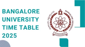 Bangalore University Time Table 2025 Out @ bangaloreuniversity.karnataka.gov.in Details Here