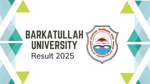 Barkatullah University Result 2025 Released at bubhopal.ac.in Direct Link to Download 2nd and 4th Sem Result