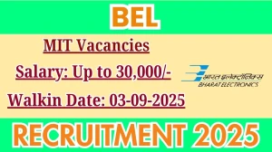 BEL Recruitment 2025 – Walk in for Management Industrial Trainee Posts