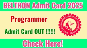 BELTRON Programmer Admit Card 2025 OUT Download Link bsedc.bihar.gov.in