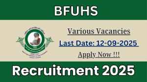 BFUHS Recruitment 2025 - Apply Offline for 08 Associate Professor, Medical Officer and More Posts BFUHS Recruitment 2025 - Apply Offline for 08 Associate Professor, Medical Officer and More Posts
