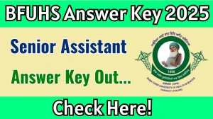 BFUHS Senior Assistant Answer Key 2025 Released – Download at bfuhs.ggsmch.org BFUHS Senior Assistant Answer Key 2025 Released – Download at bfuhs.ggsmch.org
