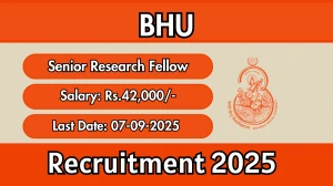 BHU Senior Research Fellow Recruitment 2025 - Apply Offline