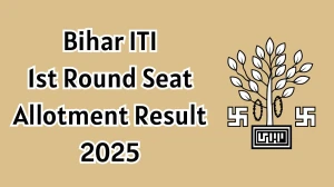 Bihar ITI 1st Round Seat Allotment Result 2025 Out at bceceboard.bihar.gov.in Direct Link to Download Result