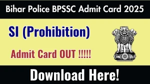 Bihar Police BPSSC SI (Prohibition) Mains Admit Card 2025 OUT Download Link bpssc.bihar.gov.in Bihar Police BPSSC SI (Prohibition) Mains Admit Card 2025 OUT Download Link bpssc.bihar.gov.in