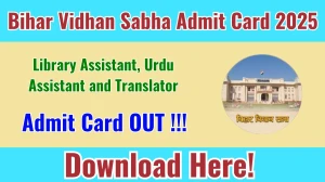 Bihar Vidhan Sabha Mains Admit Card 2025 OUT Download Link vidhansabha.bihar.gov.in Bihar Vidhan Sabha Mains Admit Card 2025 OUT Download Link vidhansabha.bihar.gov.in