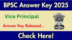 BPSC Vice Principal Answer Key 2025 Out – Download at bpsc.bihar.gov.in BPSC Vice Principal Answer Key 2025 Out – Download at bpsc.bihar.gov.in