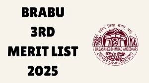 BRABU 3rd Merit List 2025 Out at brabu.ac.in Direct Link to Download UG Admission Merit List