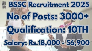 BSSC Office Attendant Recruitment 2025 - Apply Online for 3727 Posts BSSC Office Attendant Recruitment 2025 - Apply Online for 3727 Posts