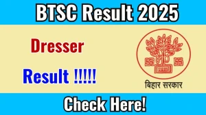 Bihar BTSC Dresser Result 2025 OUT (Direct Link) - Download Scorecard