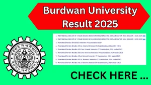 Burdwan University Result 2025 Released at buruniv.ac.in Direct Link to Download 2nd Semester Result