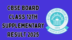 CBSE Board Class 12th Supplementary Result 2025 Out at cbseresults.nic.in Direct Link to Download Result