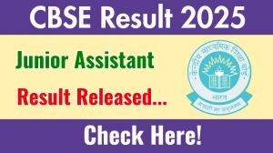 CBSE Junior Assistant Result 2025 Out at cbse.gov.in, Direct Link to Download Result PDF Here CBSE Junior Assistant Result 2025 Out at cbse.gov.in, Direct Link to Download Result PDF Here