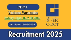 CDOT Recruitment 2025 - Apply Online for 03 Manager, Hindi Officer and More Posts