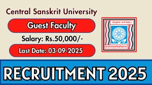 Central Sanskrit University Guest Faculty Recruitment 2025 - Apply Offline for 36 Posts Central Sanskrit University Guest Faculty Recruitment 2025 - Apply Offline for 36 Posts