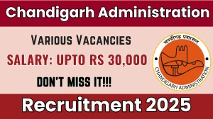 Chandigarh Administration Recruitment 2025 - Apply Offline for 02 Accountant, District Project Assistant Posts