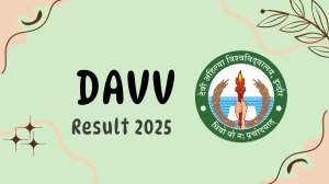DAVV Result 2025 Out at dauniv.ac.in Direct Link to Download 4th, 8th Sem Result