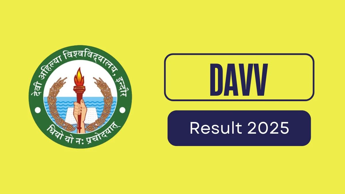 DAVV Result 2025 Released at dauniv.ac.in Direct Link to Download 2nd Semester Result