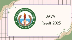 DAVV Result 2025 Released at dauniv.ac.in Direct Link to Download 2nd Semester Result