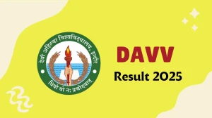 DAVV Result 2025 Released at dauniv.ac.in Direct Link to Download 6th Semester Result