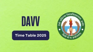 DAVV Time Table 2025 Announced @ dauniv.ac.in Details Here