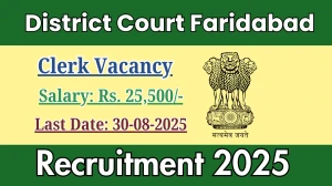 District Court Faridabad Clerk Recruitment 2025 - Apply Offline for 31 Posts