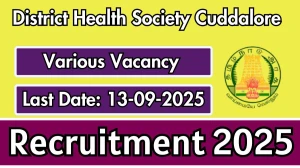 District Health Society Cuddalore Recruitment 2025 - Apply Offline for 9 Attender, MPHW and More Posts