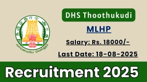 District Health Society Thoothukudi MLHP Recruitment 2025 - Apply Offline