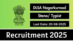 DLSA Nagarkurnool Recruitment 2025 - Apply Offline for 01 Steno/ Typist Posts