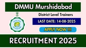 DMMU Murshidabad District Level Trainers Recruitment 2025 - Apply Offline for 35 Posts