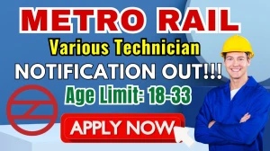 DMRC Technician Recruitment 2025 – Walk in