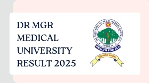 Dr MGR Medical University Result 2025 Released at tnmgrmuexam.ac.in Direct Link to Download PG Course Result Dr MGR Medical University Result 2025 Released at tnmgrmuexam.ac.in Direct Link to Download PG Course Result