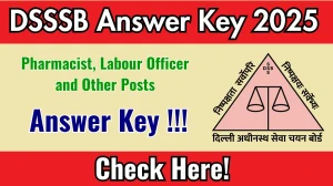 DSSSB Final Answer Key 2025 Out on 19-08-2025 - Download Official PDF at dsssb.delhi.gov.in