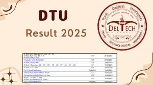 DTU Result 2025 Released at dtu.ac.in Direct Link to Download 1st and 2nd Semester Result