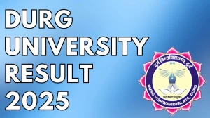 Durg University Result 2025 Released at durguniversity.ac.in Direct Link to Download 2nd and 4th Semester Result
