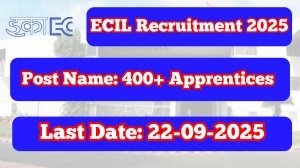 ECIL ITI Trade Apprentices Recruitment 2025 - Apply Online for 412 Posts by Sep 22