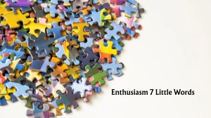 Enthusiasm 7 Little Words 8 letters Answer