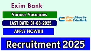 Exim Bank Recruitment 2025 - Apply Offline for 02 Compliance Officer, Chief Economist Posts