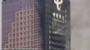 Fire Destroys Flat Interior in Mumbai High-Rise