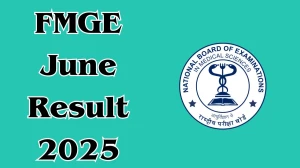FMGE June Result 2025 Out at natboard.edu.in Direct Link to Download Result