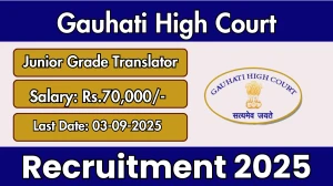 Gauhati High Court Junior Grade Translator Recruitment 2025 - Apply Online