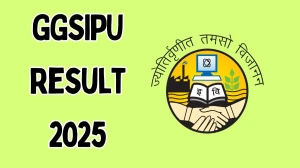 GGSIPU Result 2025 Released at ggsipu.ac.in Direct Link to Download 1st and 4th Semester Result