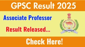 GPSC Associate Professor Result 2025 Out at gpsc.gujarat.gov.in, Direct Link to Download Result PDF Here GPSC Associate Professor Result 2025 Out at gpsc.gujarat.gov.in, Direct Link to Download Result PDF Here