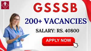 GSSSB Ophthalmic Assistant Recruitment 2025 - Apply Online for 261 Posts by Sep 30