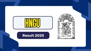 HNGU Result 2025 Out at ngu.ac.in Direct Link to Download 2nd, 4th Sem Result