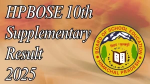 HPBOSE 10th Supplementary Result 2025 Out Today at hpbose.org Direct Link to Download Result
