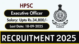 HPSC Executive Officer Recruitment 2025 - Apply Online